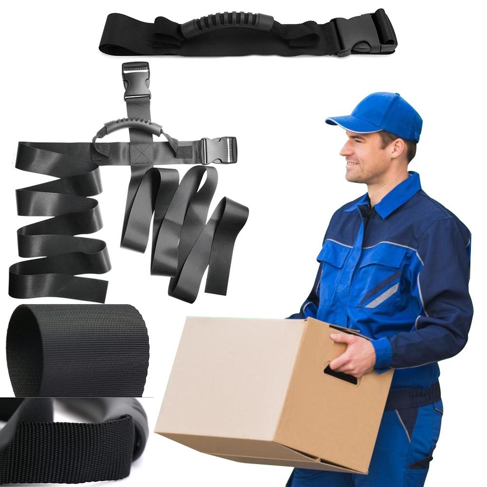 Portable Packing and Moving Strap with Handle&Buckle Packing Straps Travel Belts for Secure Lifting Carrying Heavy Boxes Luggage