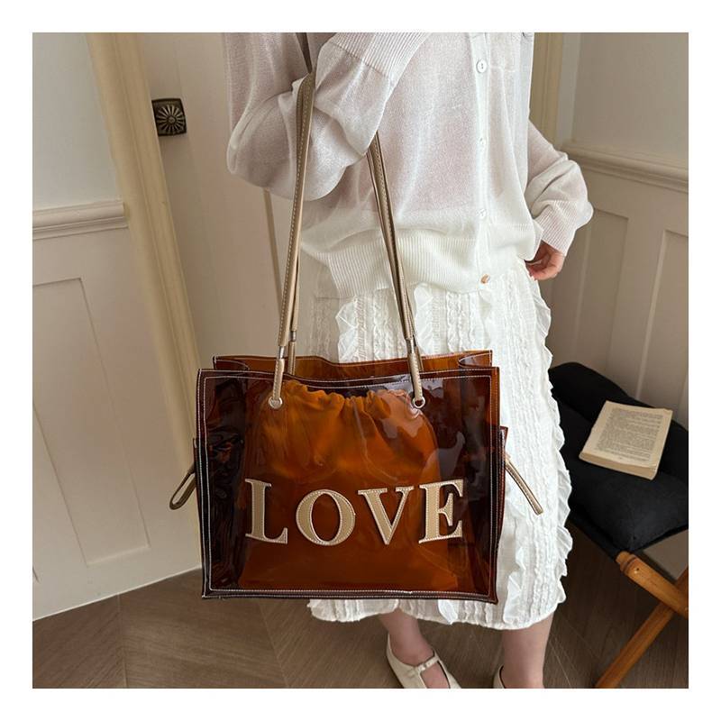 Summer Trendy Jelly Purse With Drawstring Closure For Streetwear Style