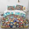 3D Rockman Megaman Game Cartoon Bedding Set Duvet Cover Full Queen King Size Pillowcase Bed Print Aldult Kid Bedroom Single Twin