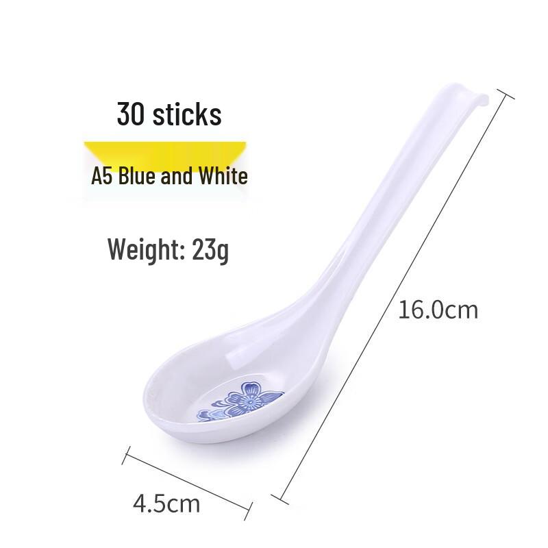 MOLUONA Цветные меламиновые суповые ложки