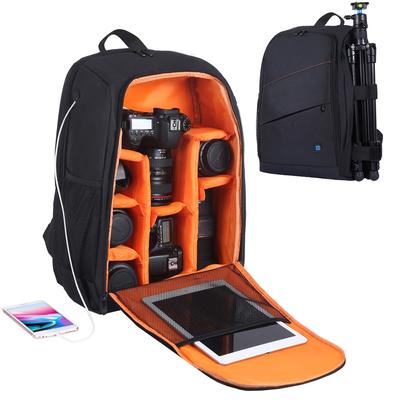 Zaino da esterno PULUZ Borsa impermeabile portatile Zaino a doppia spalla antigraffio per DSLR