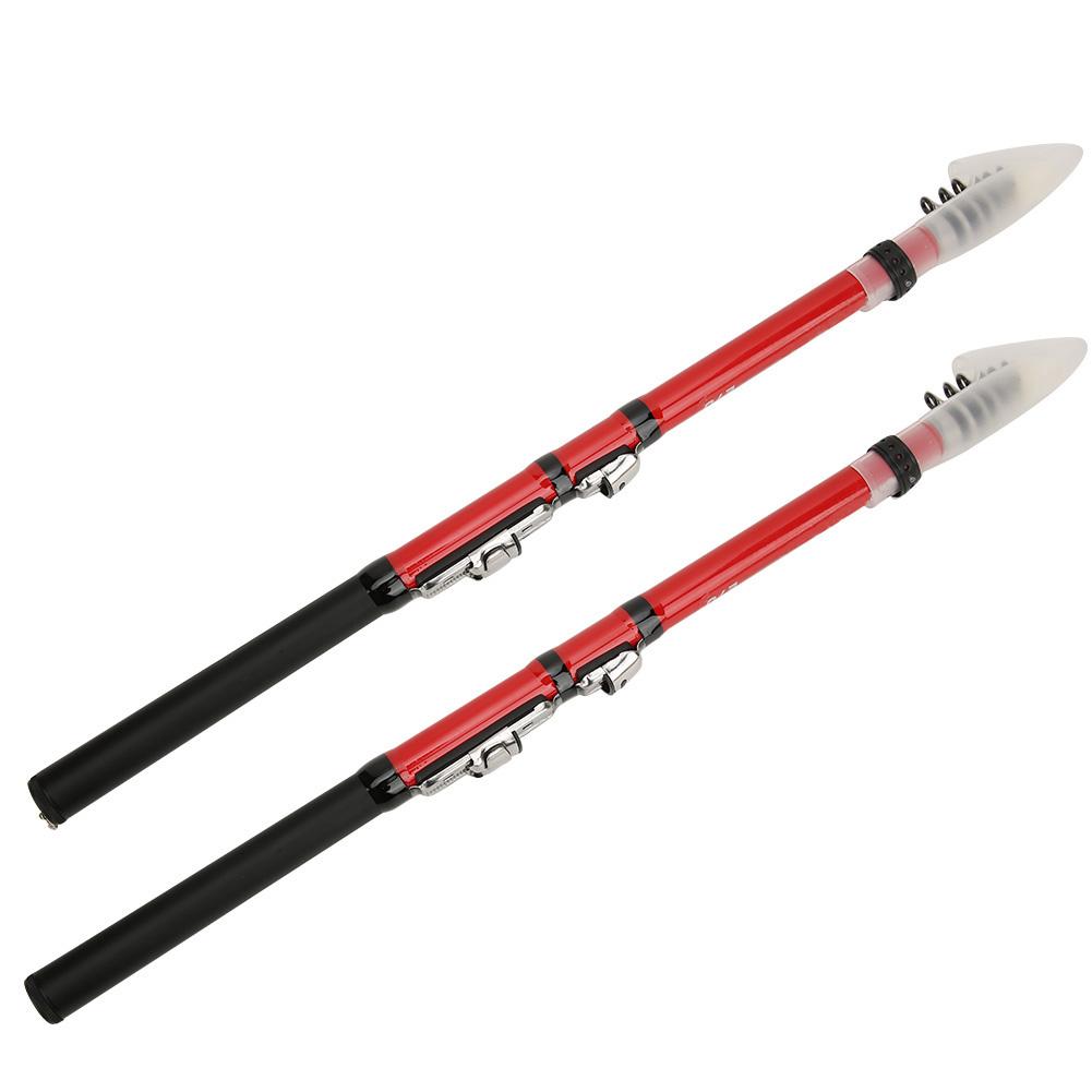 Red Fishing Tackle Sea Fishing Pole Ergonomic Integrated Design High Sensitivity Soft Tail Design Sea Fishing for Wild Fishing