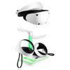 Game Controller Charger Station Colorful RGB Light Charging Dock Stand Storage Glasses Headset Accessories for PS VR2 Joypad