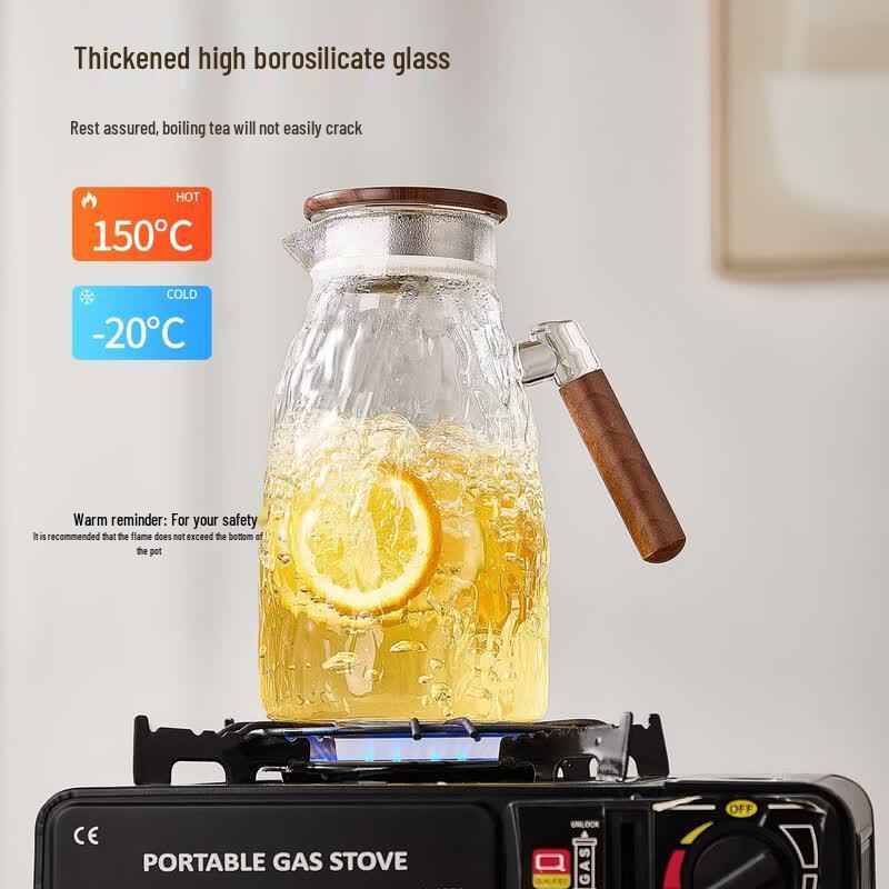 Heat-Resistant Glass Cold Water Pitcher Set