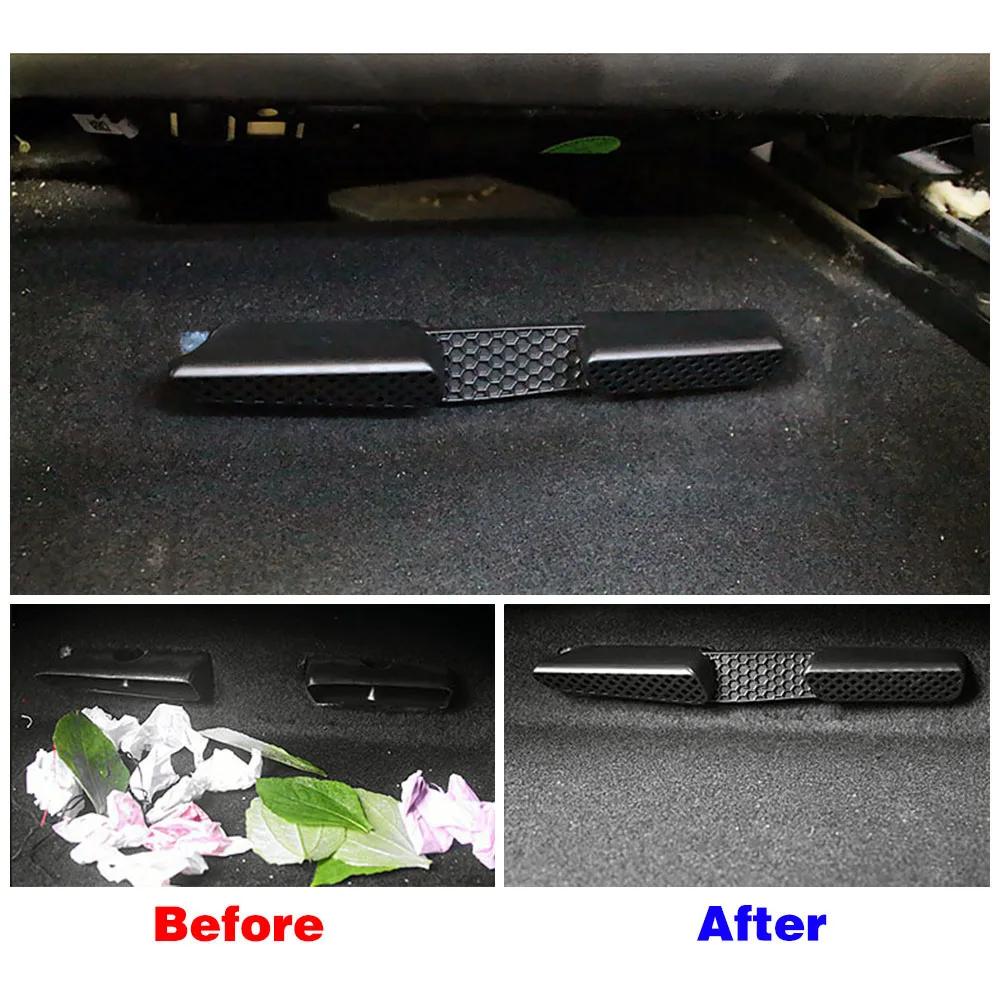 For Seat Leon MK2 MK3 2005-2019 Under Seat Floor AC Heat Air Conditioner Vent Outlet Grille Protective Cover Car Styling Trim