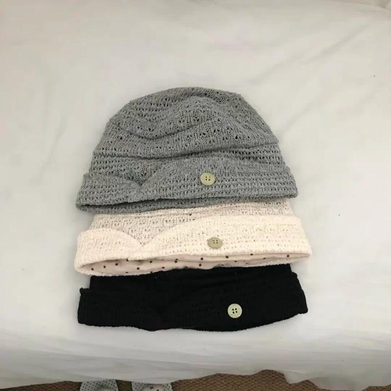Women S Korean Style Star Pattern Slouch Beanie Vintage Versatile Cold Hat