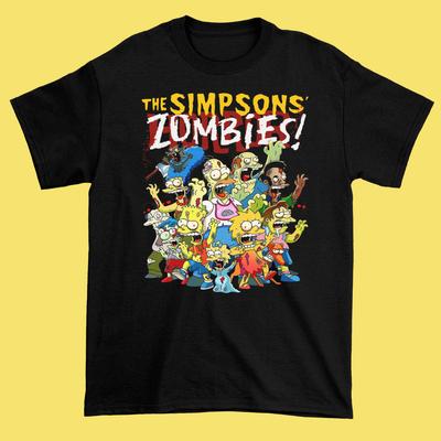 The Simpsons Halloween Zwart uniseks S-234XL shirt Cadeau fans D1169 Uniseks T-shirt