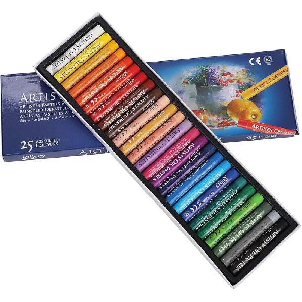 

Набор масляных пастелей, Профессиональные художественные мелки для рисования, граффити, смываемые, круглые, нетоксичные, пастельные мелки для художника, детей, студентов, начинающих (50 25 Colors