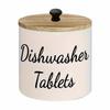 Wood Dishwasher Pod Storage Box Kitchen Clutter-Free And Tidy Holds Sealed Scent Beads Organizer