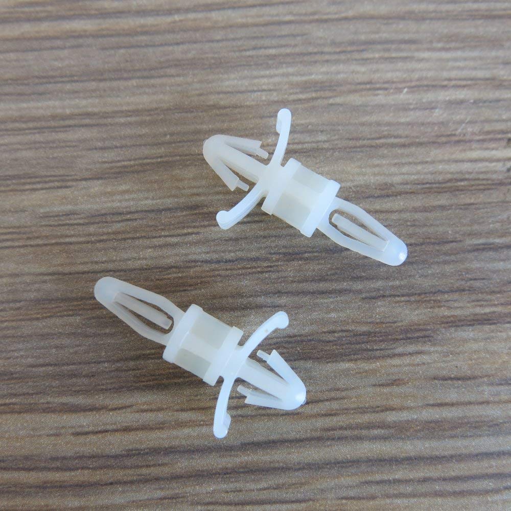 100 nylon PCB circuit board snap-on fixed post, suitable for 4/4.8 mm hole, 1.6/2 board thickness MCS-8 white