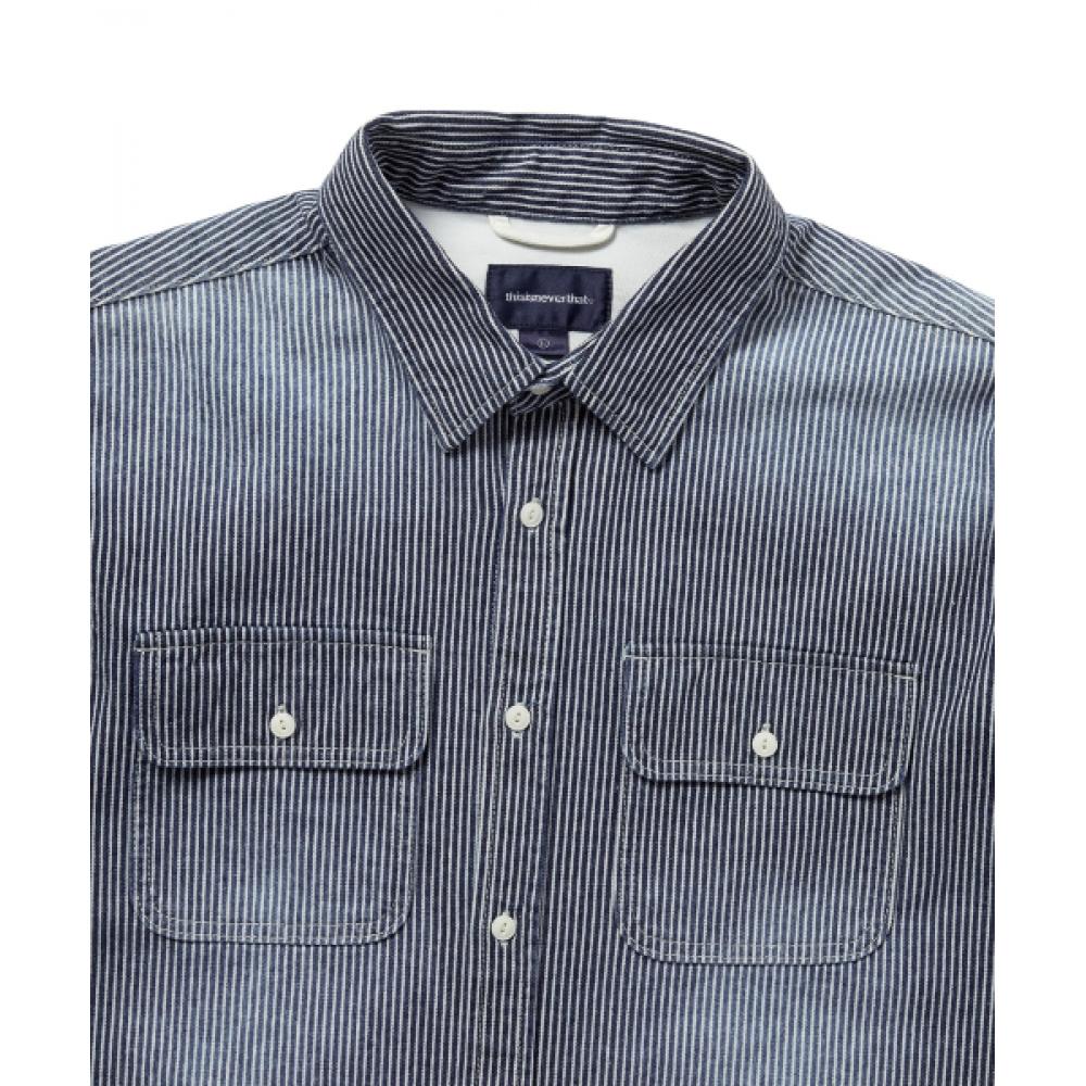 Thisisneverthat Hickory Denim Shirt Indigo