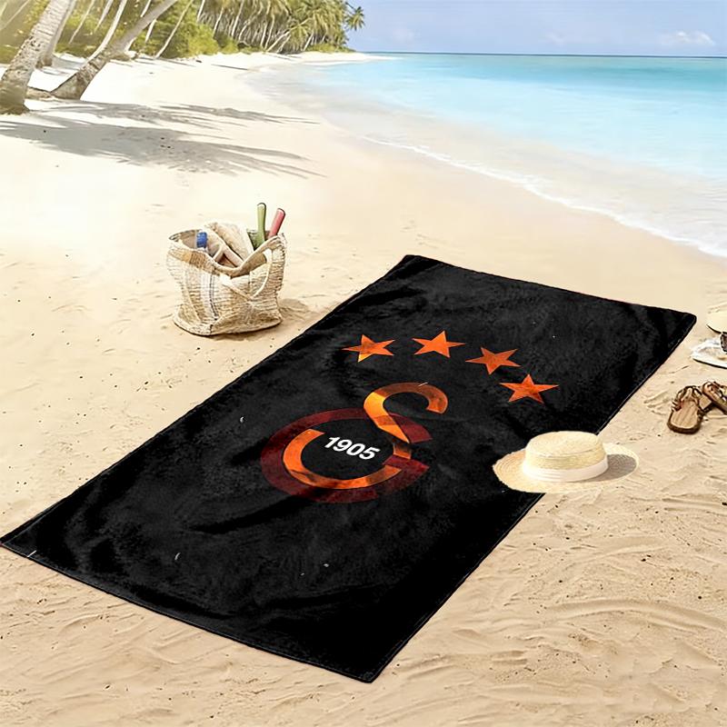 1pz Asciugamano da Spiaggia Galatasaray SK, Morbido Asciugamano da Spiaggia Adatto per Spiaggia, Nuoto, Campeggio all'Aperto e Viaggi