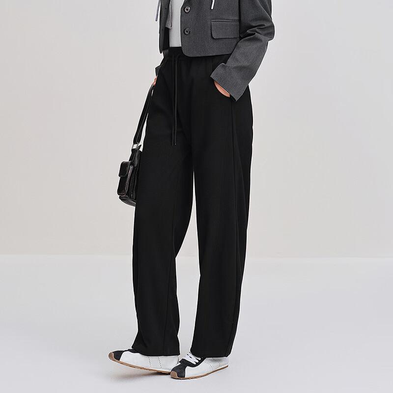 LED'IN Women's Autumn Thickened Wide-Leg Casual Pants