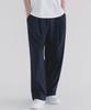 PIANER Cool Stretch One-Pleat Wide Training Pants (Navy)