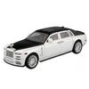 Simulated 1/22 Rolls-Royce Phantom Model Toy, Alloy Die-cast Car Model, Suitable for Boys' Birthday Gifts, Collection Ornaments
