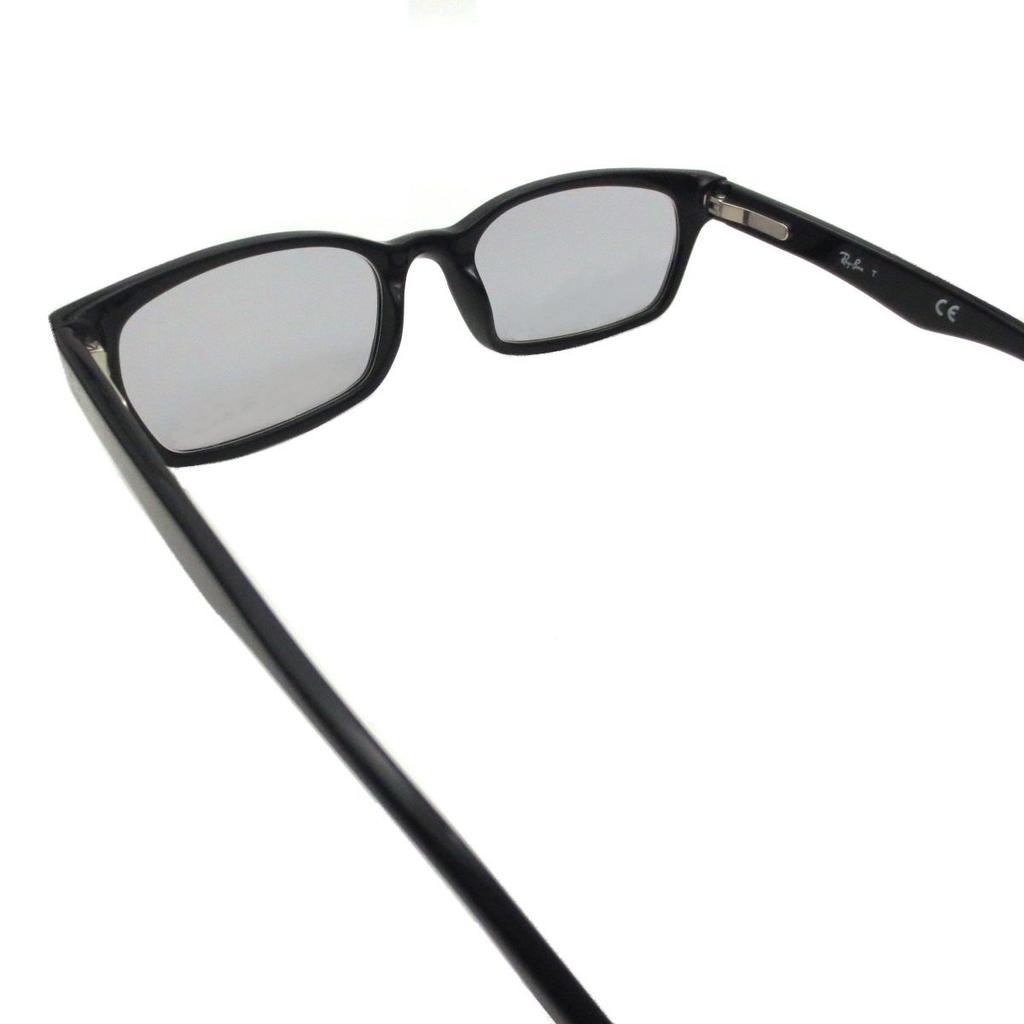 Original Color Sunglasses Asian Fit Cell Frame UV Protection Unisex Ray-Ban RX5017A-2000 (52) (Smoke 50)