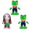 Magic Expression Frog Plush Doll Cartoon Girl Stuffed Animal Doll Stuffed Toy Children Gift Idea Long Leg Frog Surprise Christmas Gift Idea