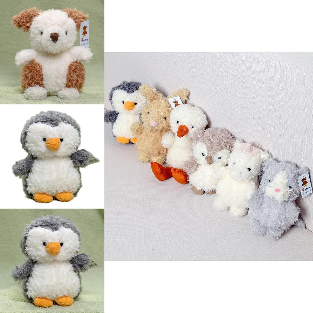 Cute Curly Unicorn Monkey Owl Penguin Pig Bear Animal Doll For Birthday Gift Girls And Kids