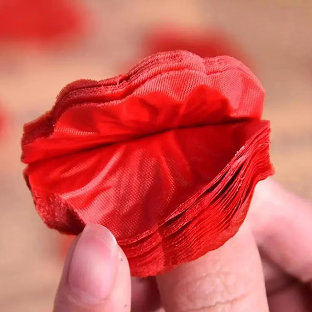 2000-6000 st Konstgjorda Rosblad Romantisk Natt Bröllop Blomma Dekoration Fest Evenemang Fotograferingsverktyg för Par DIY Handgjorda Gåvor