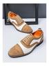 Men's Large Size Retro Brogue Leather Shoes - Autumn British Style