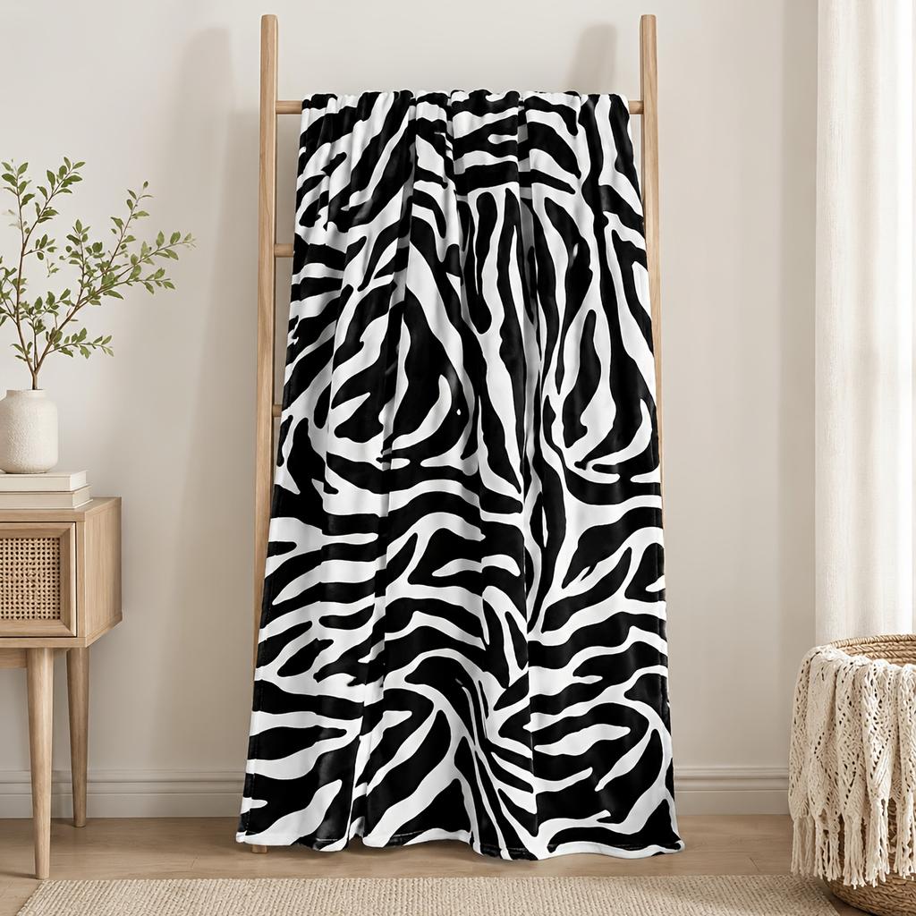 Ink Soft Flannel Throw Blanket, Decorative Blanket for Bed Couch