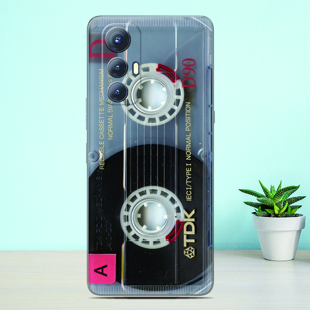 Music Tape Retro Phone Case For OPPO A6T A6x A6 A5 Pro 5G A5x A3 A3X A17 A17K 4G A78 A58 A54 A76 A57 A57s A2x Custom Photo Cover