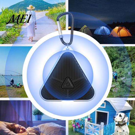 Portable Tick Repellent Device Pulse Device, USB-C Rechargeable Ultrasonic Lightweight Clip-On Pest & Insect Repeller for Outdoor Camping Hiking