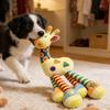 Plyschgiraff Hundtuggdjur Uttråkning Stresslindring Pipig Giraff Plyschdjur Liten Mellan Stor Hund Tandgnissling Interaktivt Djurleksak Husdjursartiklar