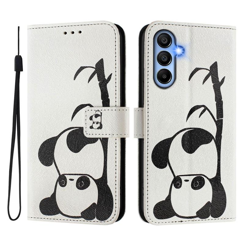 Luxus Flip Lederhülle für Samsung Galaxy A05 A05s A15 4G Flip Cover für SAM A25 A35 A55 5G Brieftaschentaschen Blumenhüllen Schale