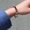 Women Bracelet Irregular Beads Decor Adjustable Length Non-fading Bracelet Wrist Jewelry Versatile Accessories