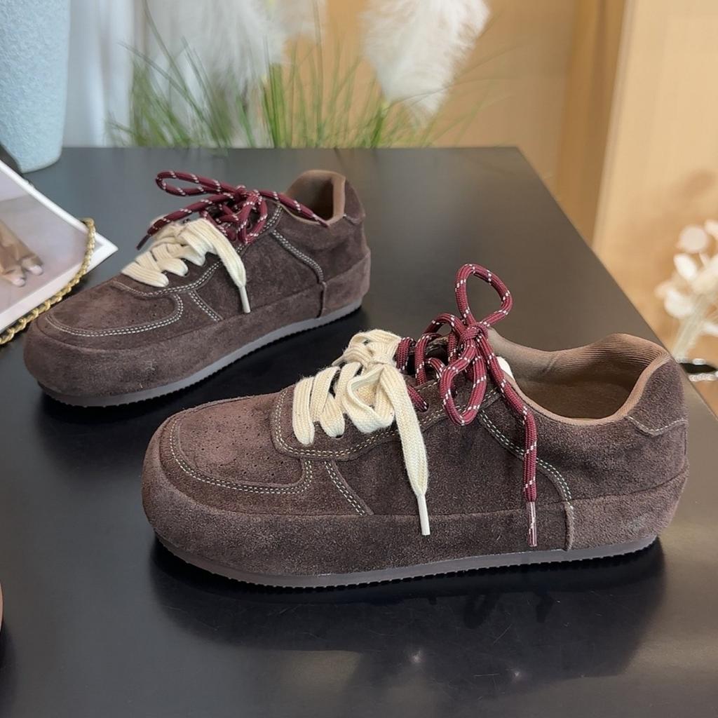 Winter shoes women's autumn and winter new soft-soled round head inner height increase casual sports women's shoes women's