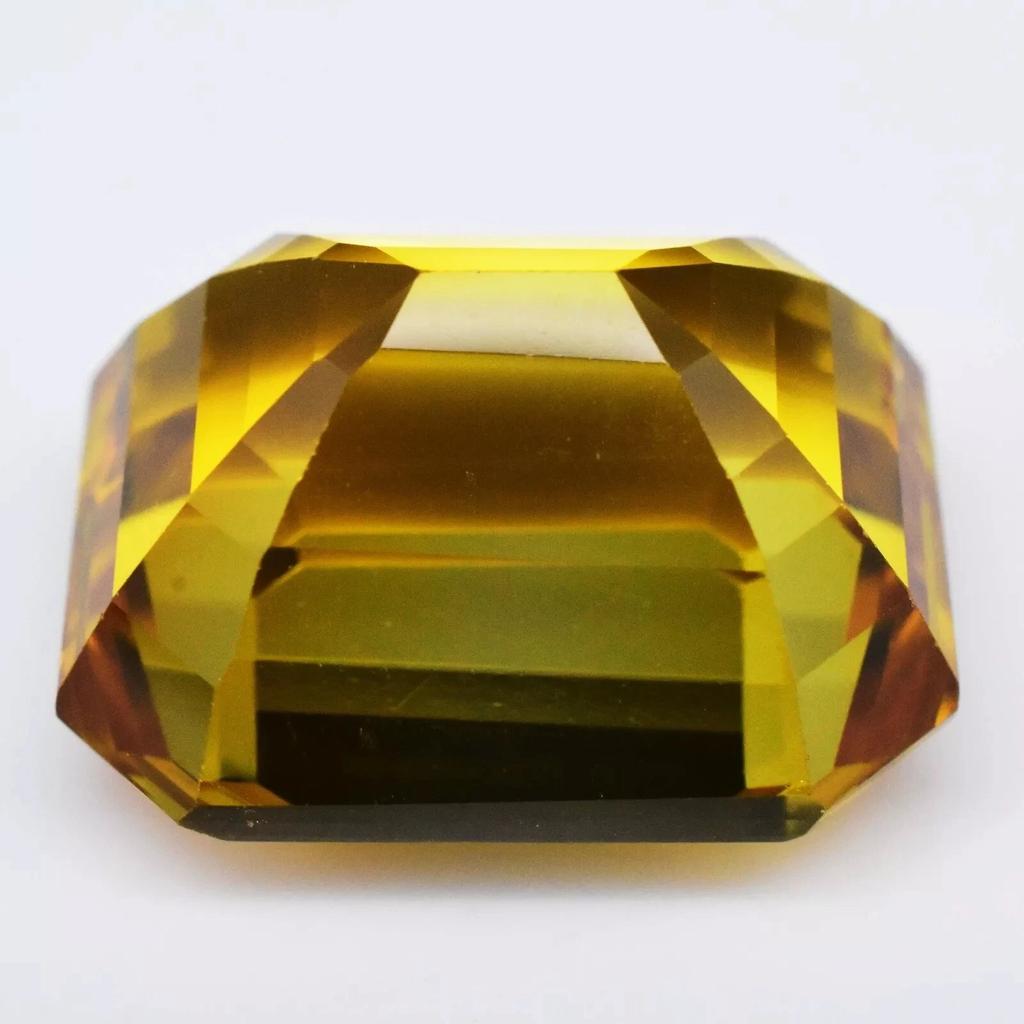 Yellow Sapphire Natural 18+ Ct Radiant Cut Stunning Certified Loose Gemstone