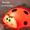 Cross-Border Ladybug Silicone Night Light: Rechargeable LED Bedside Ornament