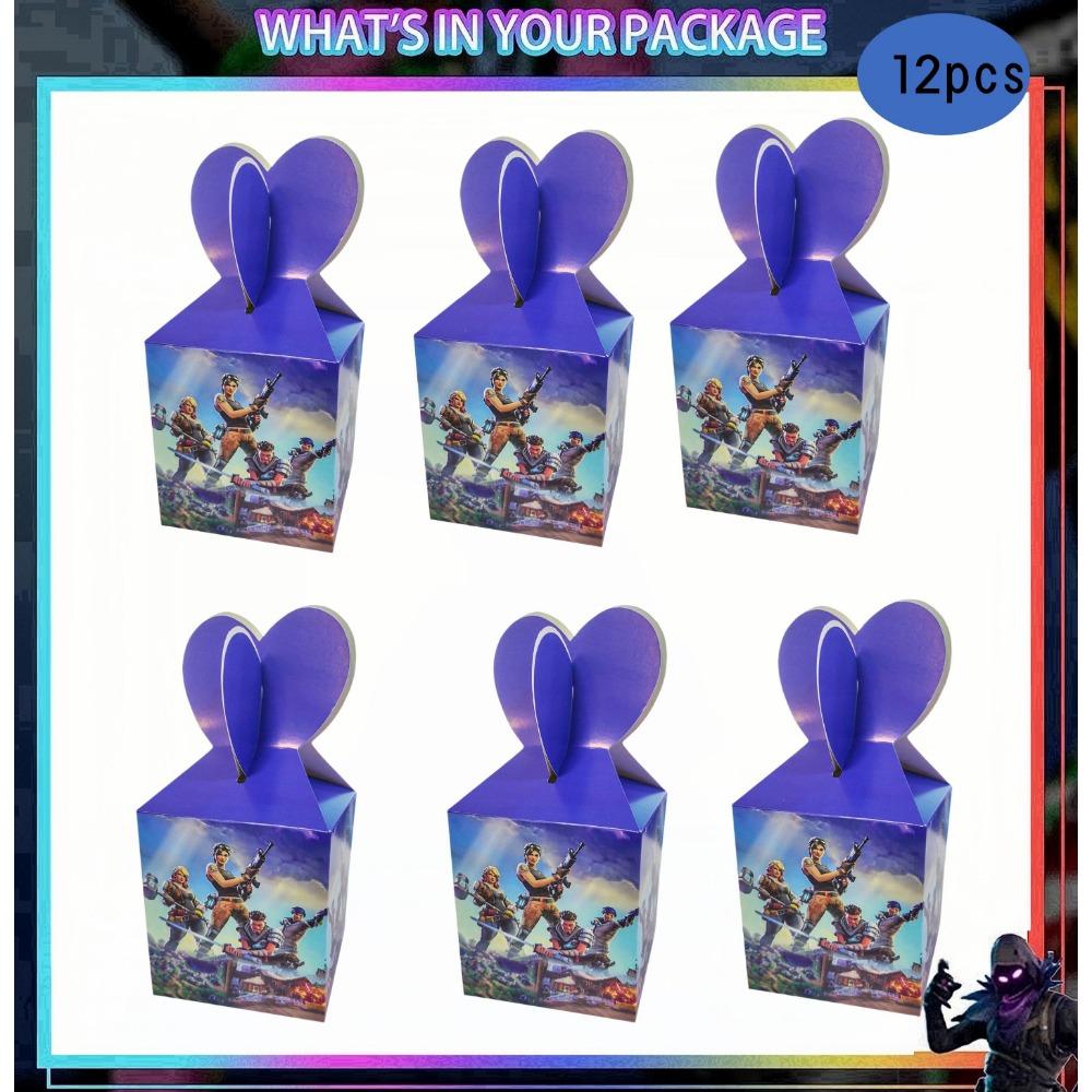 Shooting Game Fortnition Birthday Party Decoration Tableware Set 10people Backdrop Alpaca Balloon Baby Shower Kid Party Supplies