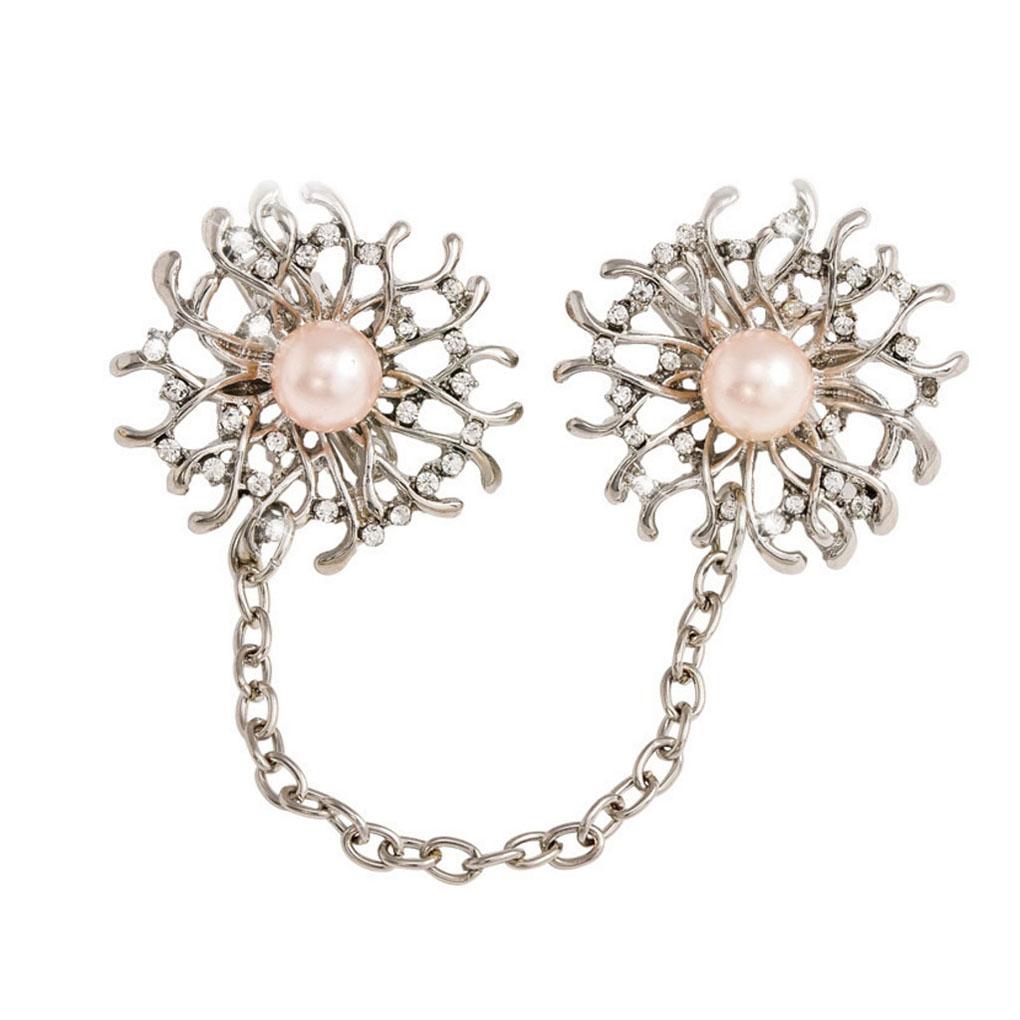 

Sweater Brooch Sunflower Collar Clip Shawl Clip Safety Pin Decorative Brooches for Women Girls Fashion Dress Wedding Clothing