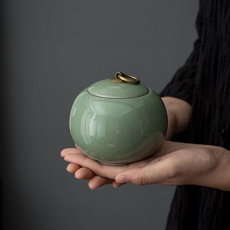 Ru Kiln Style Ceramic Travel Tea Set