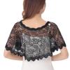 Retro Lace Shawl Poncho Hollow Out Fake Collar Sweet Lace Cover Up Tops  Apparel Supplies