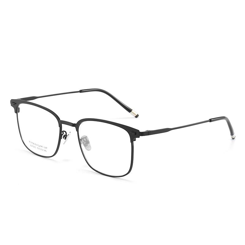 High Pure Titanium  Optical Frame Good Quality Glasses for Men and Women Eyeglasses Frames CS7200 Fashion opitcal чёрный