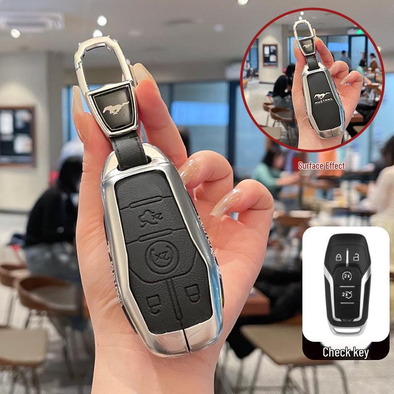 Compatible Key Case for Ford Taurus, Explorer, Mustang (2017-2018 Models)
