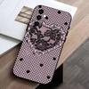 Elegant Black Lace Print Design  Phone Case For Samsung Galaxy A73,A72,A71,A70,A53,A52,A51,Others Soft Black Cover