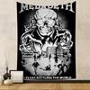 Vintage Megadeths Heavy Metal Rock Band Hanging Bohemian Tapestry Hanging Tarot Hippie Wall Rugs Dorm Japanese Tapestry