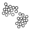 G3Celsius8 Female Thread Nuts Metal Washer Kit Instrument   Fasteners for Electric Guitar Bass