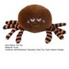 Dog Plush Toy Cute Cartoon Squeaky Chew Toy Interactive Stuffed Bat Spider Puppy Teething Toy for Small Medium Dogs Boredom Relief Teeth Cleaning