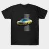 Men Black Print T-shirt Torino 429 Super Cobra Classic American Muscle Cars Vintage No-Cut Transfer Paper Print Cotton Tshirt