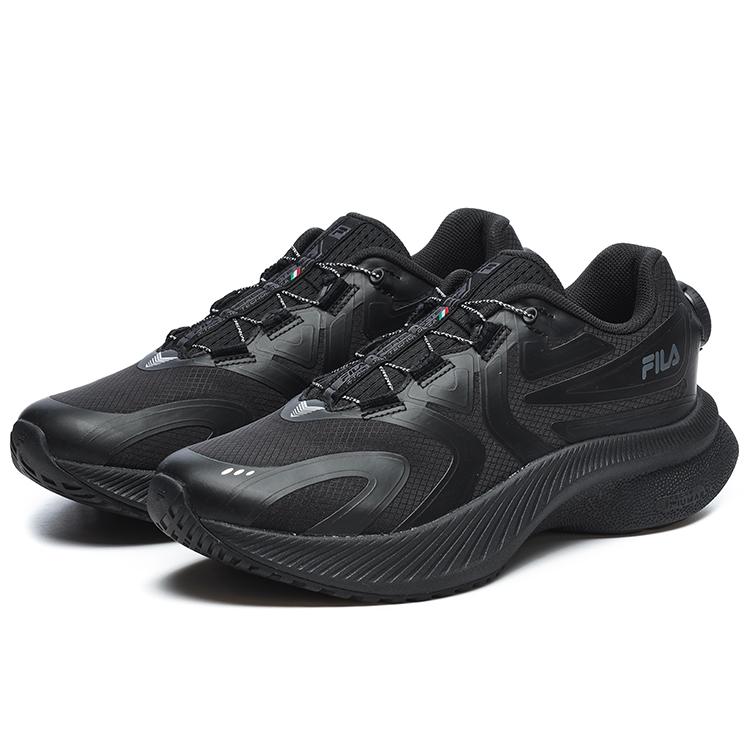 New FILA Athletics Energy Breathable Low Top Running Shoes Women's Black A12W241110FBK