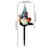 Outdoor Halloween Ghosts Pathway Light Waterproof Solar Pumpkin Stake Light for Christmas Halloween Party Decoration Night Light