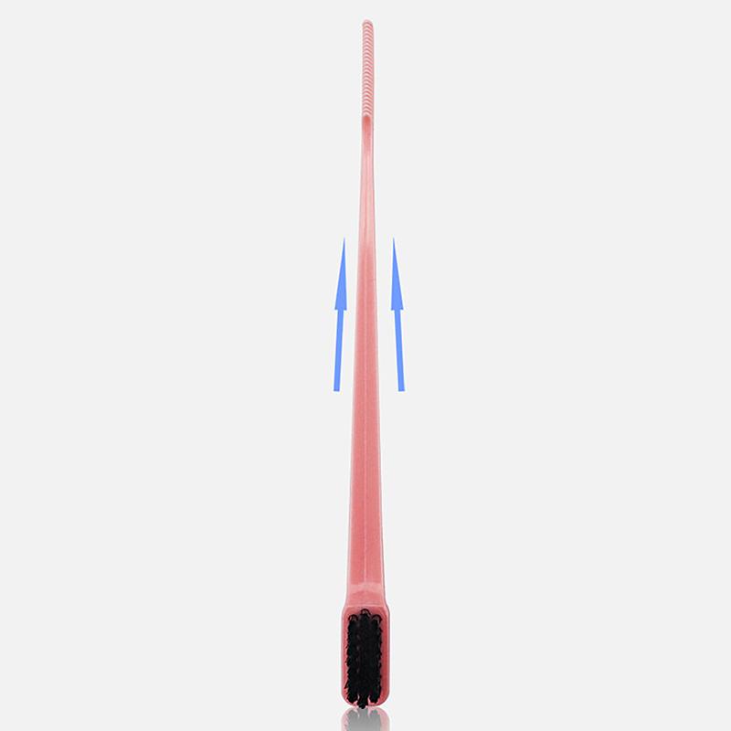 Hair Anti-static Edge Brush Comb 2-in-1 Double-sided Edge Control Brush Hair Styling Tool with Comb,Special for Real Hair Wigs