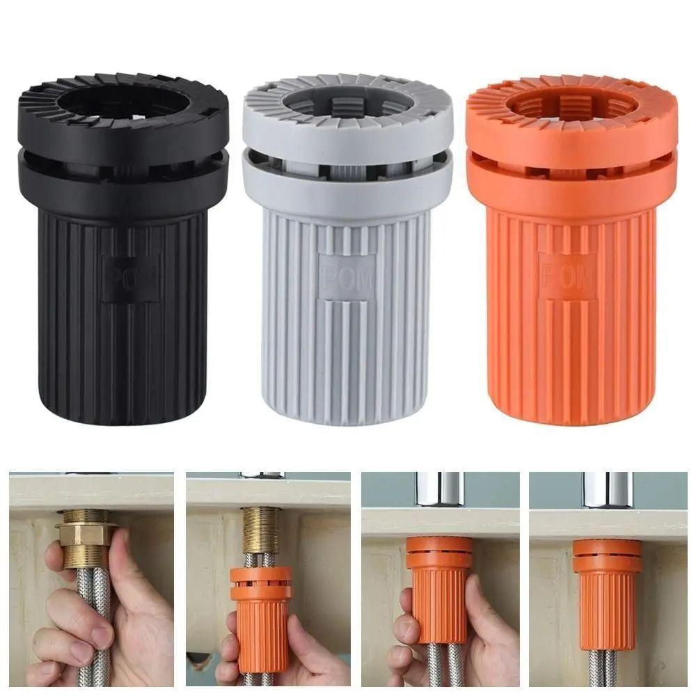 Quick-Release Faucet Base Fixing Nut Fast-Installation Universal Faucet Anti-lost Nut Faucet Fixings