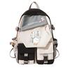 Goose Personalized Printing Korean Version Of Student Schoolbag Campus Color Matching Versatile Casual Backpack Trend