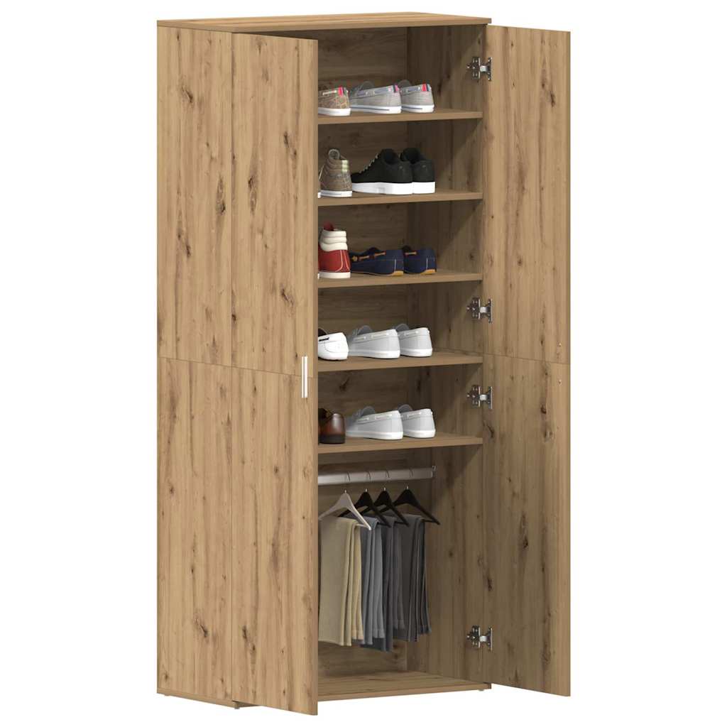 Mobile portascarpe Rovere Artigianale 80 x 39 x 178 cm Truciolato